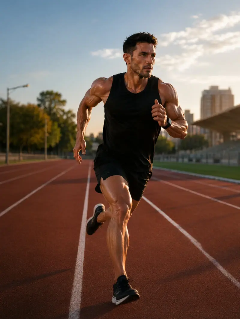 Series de 400m: secuencia del movimiento